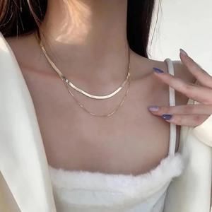 Double Layer Golden Chain Necklace